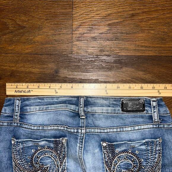 Cache embellished rhinestone jeans - Picture 5 of 7